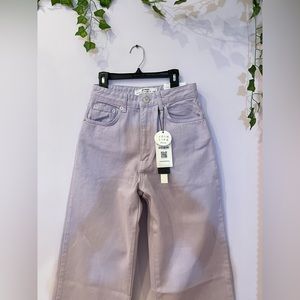 Stradivarius Petite 90s Lilac Dad Jeans SIZE 4 BRAND NEW WITH TAGS. EU SIZE 36.
